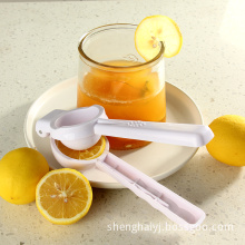 plastic orange hand manual press juicer strainer squeezer